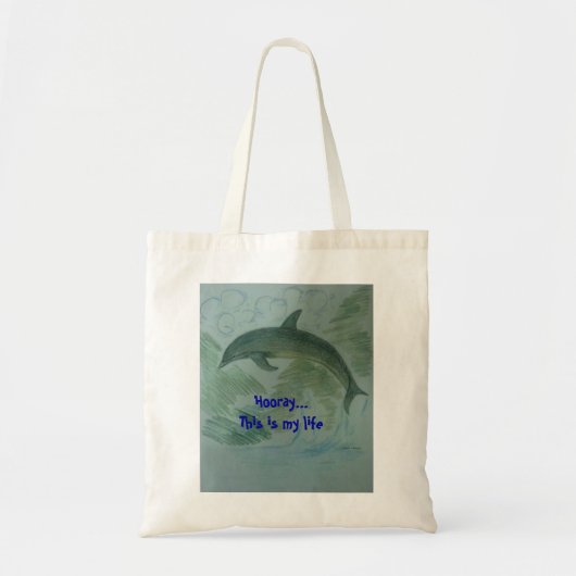 Tote Bag Dauphin à son endroit (Devant)