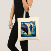 Tote Bag Dauphin animal Spirit 3 (Devant (produit))
