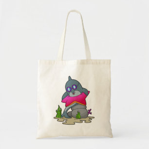 Tote Bag Dauphin avec lunettes