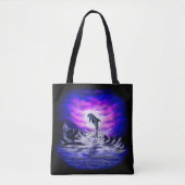Tote Bag Dauphin clair de lune (Devant)