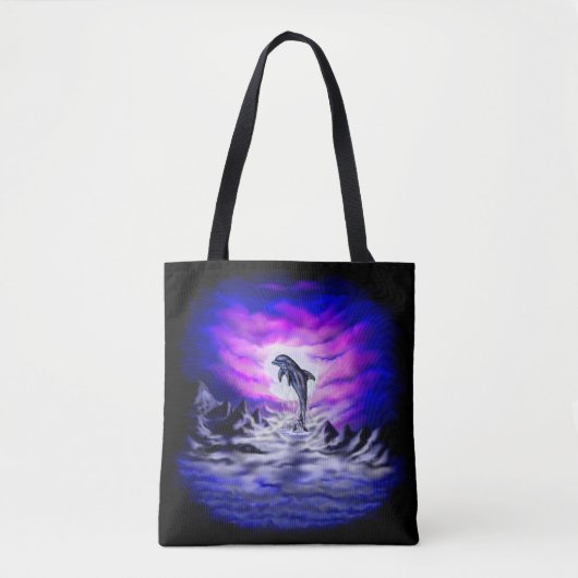 Tote Bag Dauphin clair de lune (Devant)