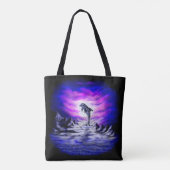 Tote Bag Dauphin clair de lune (Dos)