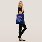 Tote Bag Dauphin coloré (Sur le modèle)