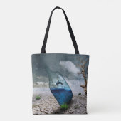 Tote Bag Dauphin Dans Une Bouteille (Dos)