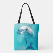 Tote Bag Dauphin de Bottlenosed sous-marin (Dos)
