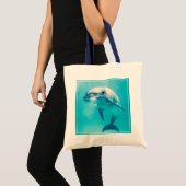 Tote Bag Dauphin de Bottlenosed sous-marin (Devant (produit))