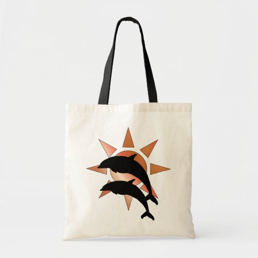 Tote Bag Dauphin ensoleillé (Devant)