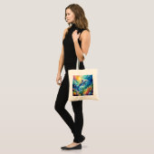 Tote Bag Dauphin peint (Devant (modèle))