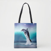 Tote Bag Dauphin sautant dans l'océan (Devant)
