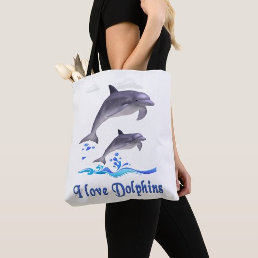 Tote Bag Dauphins (De près)