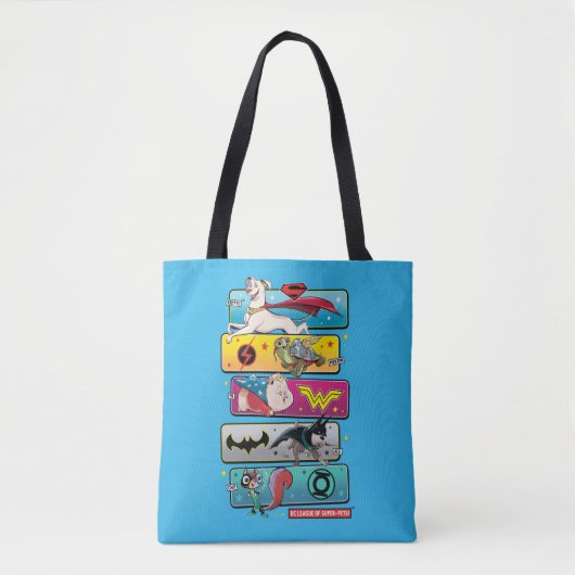 Tote Bag DC League of Super-Pets Panels (Devant)