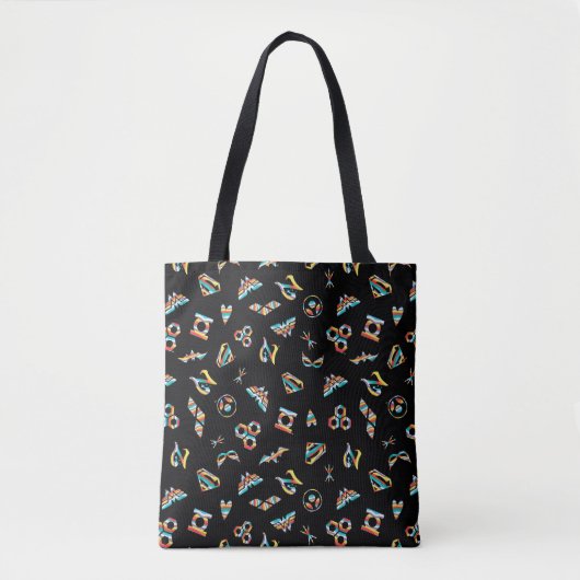 Tote Bag DC Super Hero Girls Rainbow Icon Motif (Devant)