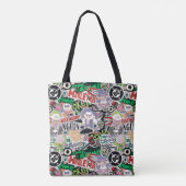 Tote Bag DC Super-Villains Cartoon Pattern (Dos)