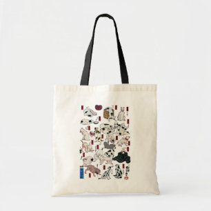 Tote Bag ) de 下 de (de 其のまま地口猫飼好五十三疋, chats de 国芳 (3),