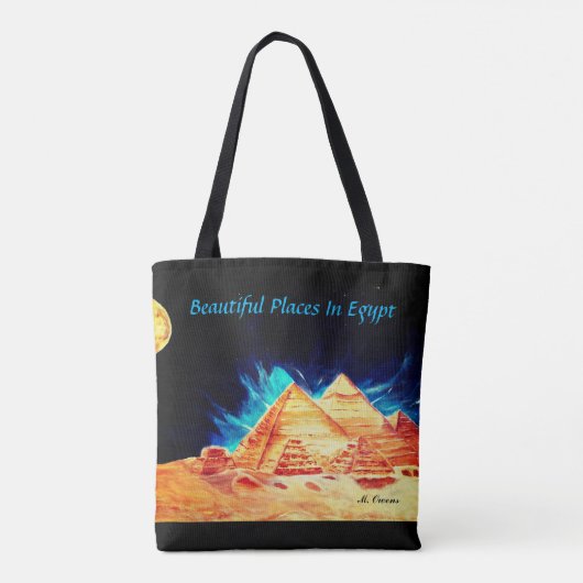 Tote Bag De Beaux Endroits En Egypte (Dos)