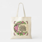 Tote Bag De Belles Vues Mariages Roses (Dos)