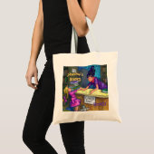 Tote Bag De bibliothèque de contrôle cartable (Devant (produit))
