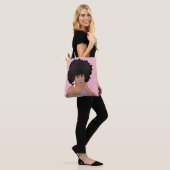 Tote Bag De cheveux d'Afro de torsion diva naturelle (Sur le modèle)