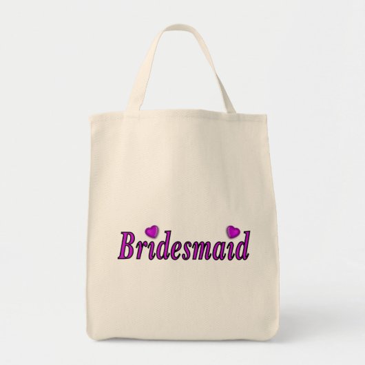 Tote Bag De demoiselle d'honneur amour simplement (Devant)