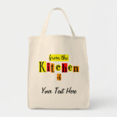 Tote Bag De la cuisine de Retro Custom Grocery Fourre-tout (Devant)