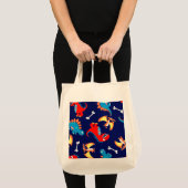 Tote Bag De mignons dinosaures. (Devant (produit))