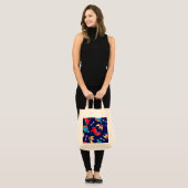 Tote Bag De mignons dinosaures. (Devant (modèle))