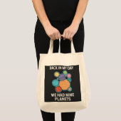 Tote Bag De Retour À Mon Jour Nous Avions Neuf Planètes (Devant (produit))