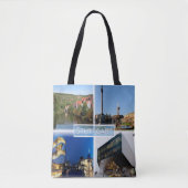 Tote Bag DE Stuttgart - Rivière Neckar - Schlossplatz - (Devant)