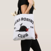 Tote Bag Dead Robins fourre-tout (De près)