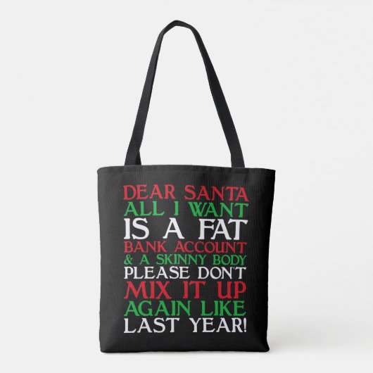 Tote Bag Dear Santa (Dos)