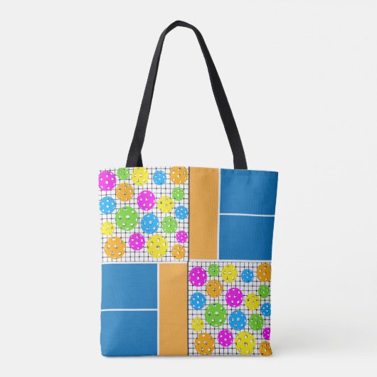Tote Bag Débardeur Motif de Pickleball (Dos)