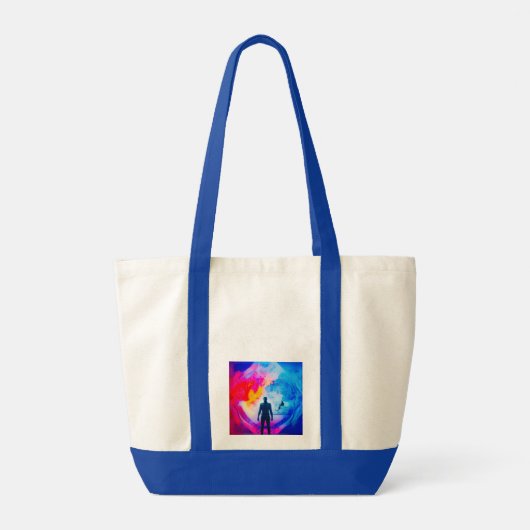 Tote Bag Debout dans les couleurs (Dos)