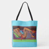 Tote Bag début des années 1940 Magnifique pin-up girl print (Dos)