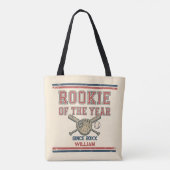 Tote Bag Débutant de l'année Baseball (Dos)