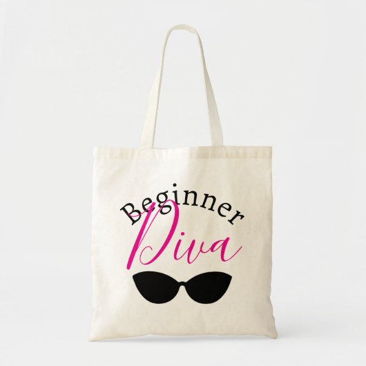 Tote Bag Débutant Diva Sassy Drôle Citation (Devant)