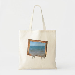 Tote Bag Décalage de l'océan hors cadre d'image