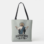 Tote Bag Déception Vous Tous Jésus Mème (Dos)
