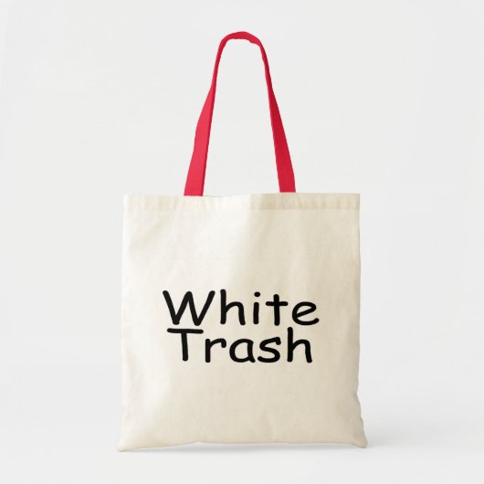 Tote Bag Déchets blancs (Devant)