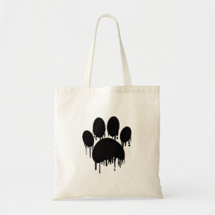 Tote Bag Déchets de peinture à mâchoire de chien personnali