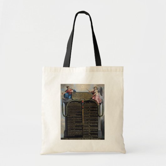 Tote Bag Déclaration des droites de l'homme et du citoyen (Devant)