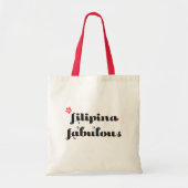 Tote Bag Déclaration fabuleuse de Filipina (Devant)