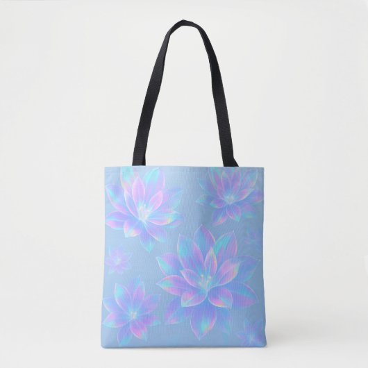 Tote Bag Déclin de la fleur d'iridescente (Devant)