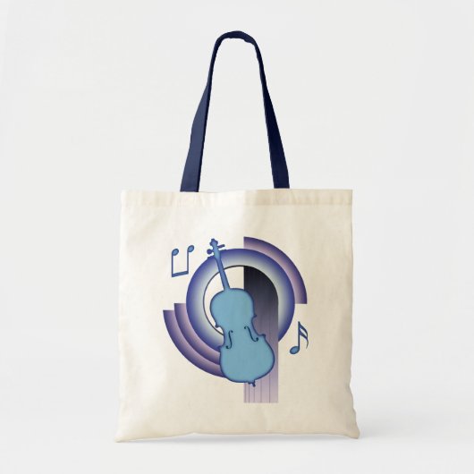 Tote Bag Déco de violoncelle2 (Devant)