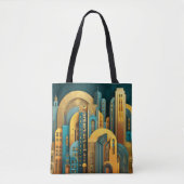 Tote Bag Deco Dreamscape Architecture (Devant)