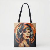 Tote Bag Deco Glamour Reimagined (Devant)