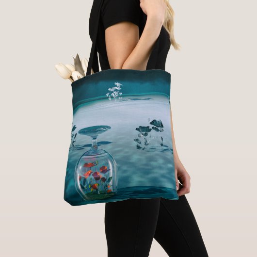 Tote Bag Décongelé – Vie fragile préservée (De près)