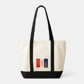 Tote Bag Décor à rayures USA (Dos)