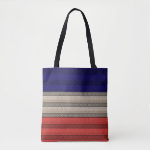 Tote Bag Décor abstrait sans couture rétro vintage