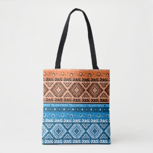 Tote Bag Décor moderne Abstrait ornementale géométrique pat