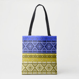 Tote Bag Décor moderne Abstrait ornementale géométrique pat